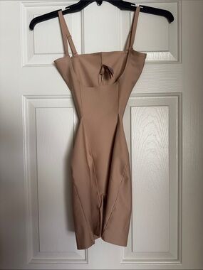 glissenette corset dress skims Skims Glissenette Corset Dress - Brown